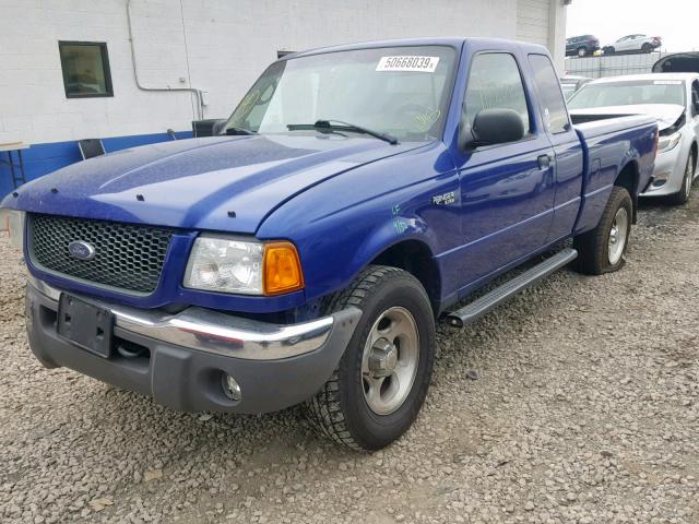 1FTZR45E43PA72503 - 2003 FORD RANGER SUP BLUE photo 2