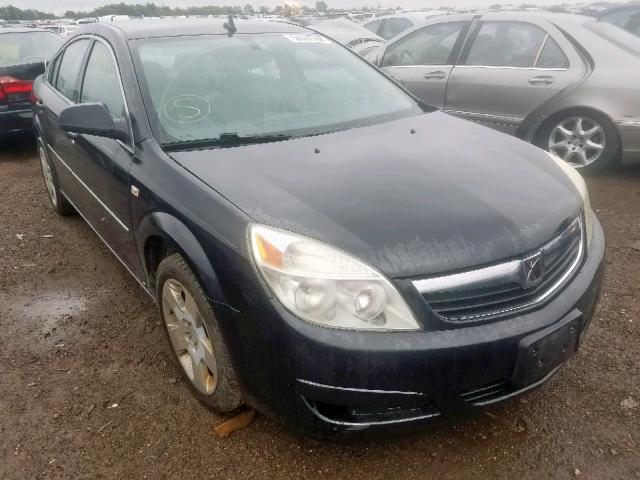 1G8ZS57B78F248075 - 2008 SATURN AURA XE BLACK photo 1