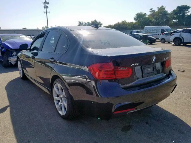 WBA3B9C50EJ466075 - 2014 BMW 335 XI BLACK photo 3