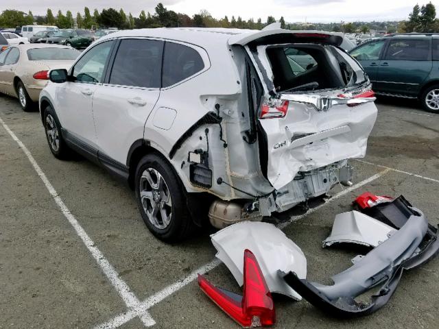 5J6RW1H80KA028233 - 2019 HONDA CR-V EXL WHITE photo 3