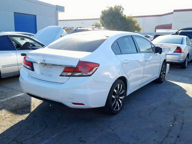 19XFB2F95FE216190 - 2015 HONDA CIVIC EXL 白色 照片 4