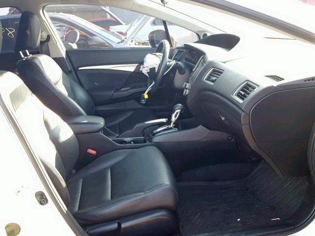 19XFB2F95FE216190 - 2015 HONDA CIVIC EXL 白色 照片 5