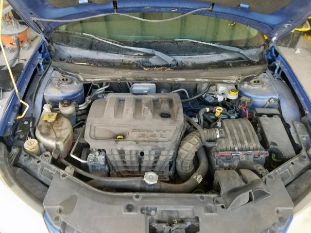 1C3LC46K47N570637 - 2007 CHRYSLER SEBRING BLUE photo 7