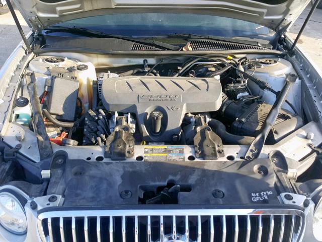 2G4WD582X91254409 - 2009 BUICK LACROSSE C SILVER photo 7