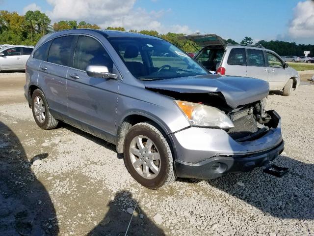 JHLRE38787C044285 - 2007 HONDA CR-V EXL GRAY photo 1