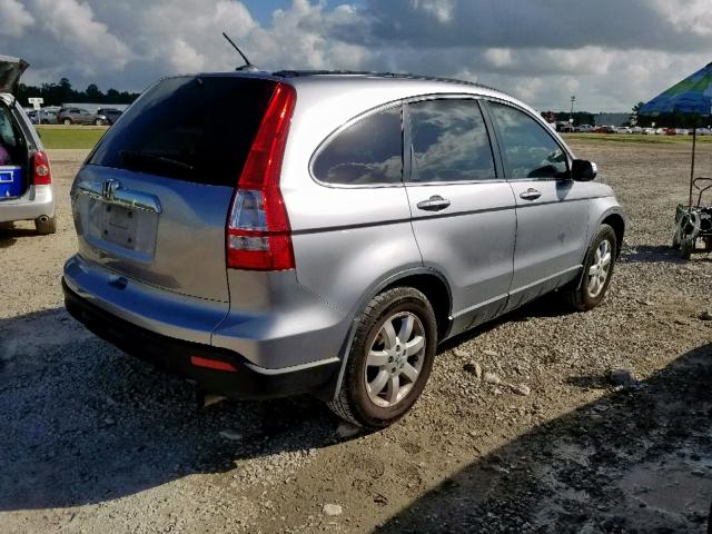 JHLRE38787C044285 - 2007 HONDA CR-V EXL GRAY photo 4