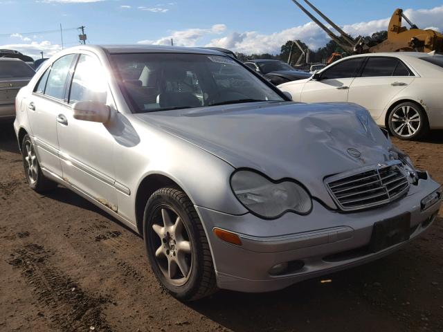 WDBRF61J31F122400 - 2001 MERCEDES-BENZ C 240 SILVER photo 1