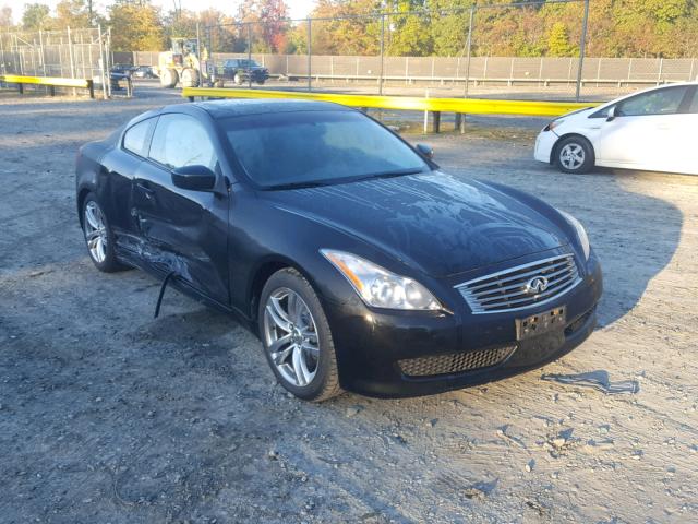 JNKCV64E98M120826 - 2008 INFINITI G37 BASE BLACK photo 1