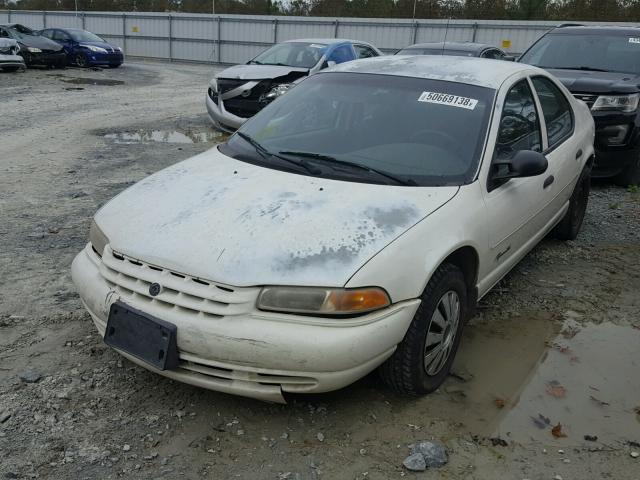 1P3EJ46X9WN257734 - 1998 PLYMOUTH BREEZE BAS WHITE photo 2