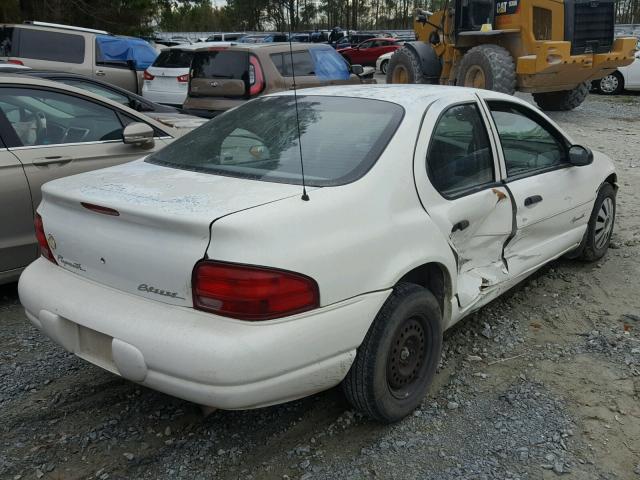 1P3EJ46X9WN257734 - 1998 PLYMOUTH BREEZE BAS WHITE photo 4