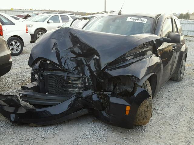 3GNDA13D18S542268 - 2008 CHEVROLET HHR LS BLACK photo 2