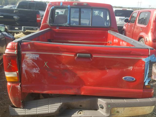 1FTCR10A1VPA40927 - 1997 FORD RANGER RED photo 6