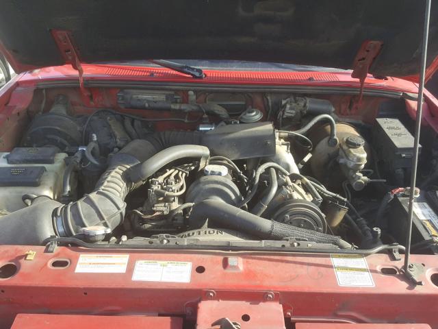 1FTCR10A1VPA40927 - 1997 FORD RANGER RED photo 7