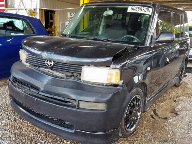 JTLKT324750185578 - 2005 TOYOTA SCION XB შავი ფოტო 2