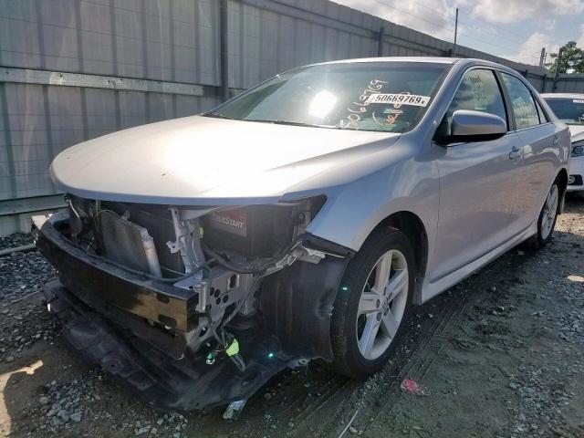 4T1BF1FK4DU296477 - 2013 TOYOTA CAMRY L SILVER photo 2