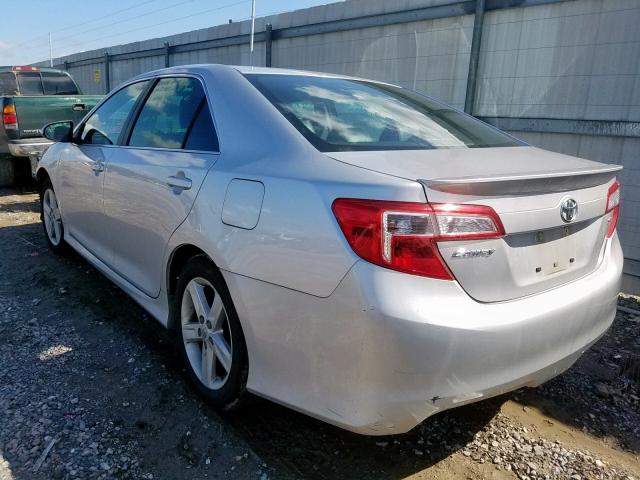 4T1BF1FK4DU296477 - 2013 TOYOTA CAMRY L SILVER photo 3