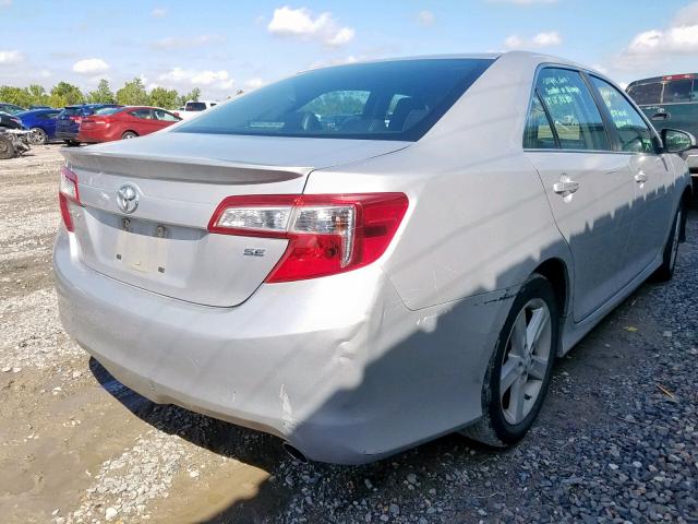 4T1BF1FK4DU296477 - 2013 TOYOTA CAMRY L SILVER photo 4