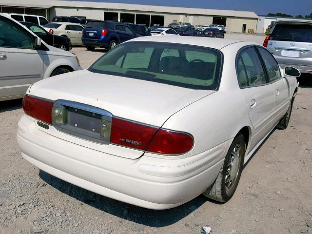 1G4HP52K644110927 - 2004 BUICK LESABRE CU WHITE photo 4