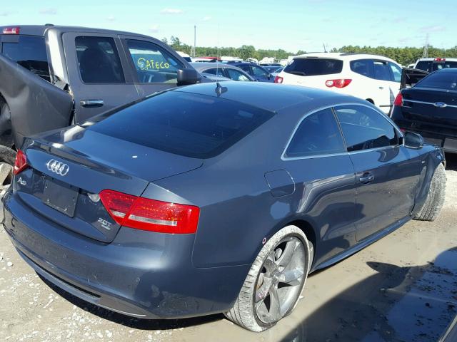 WAUWFAFR2BA042930 - 2011 AUDI A5 PRESTIG GRAY photo 4