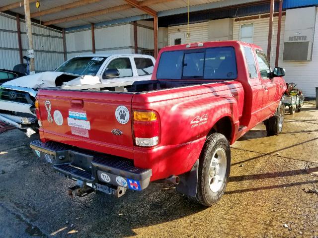 1FTZR15X3WTA39858 - 1998 FORD RANGER SUP RED photo 4