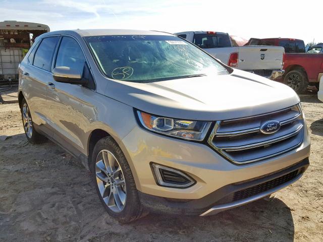 2FMPK4K82HBB54542 - 2017 FORD EDGE TITAN GOLD photo 1