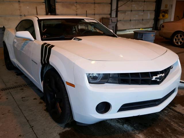 2G1FA1E31D9209106 - 2013 CHEVROLET CAMARO LS WHITE photo 1