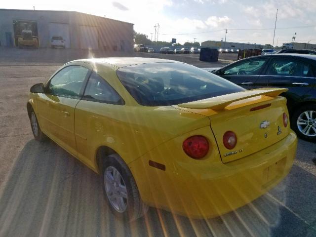 1G1AL15F967817488 - 2006 CHEVROLET COBALT LT YELLOW photo 3