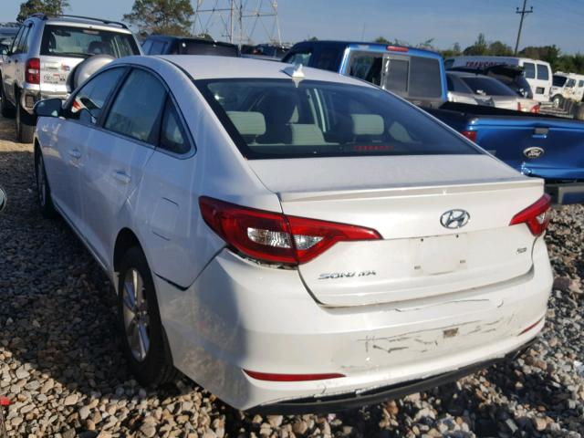 5NPE24AA1GH431524 - 2016 HYUNDAI SONATA ECO WHITE photo 3