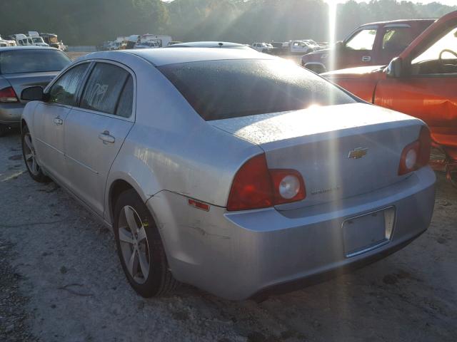 1G1ZC5EU6BF391428 - 2011 CHEVROLET MALIBU 1LT SILVER photo 3