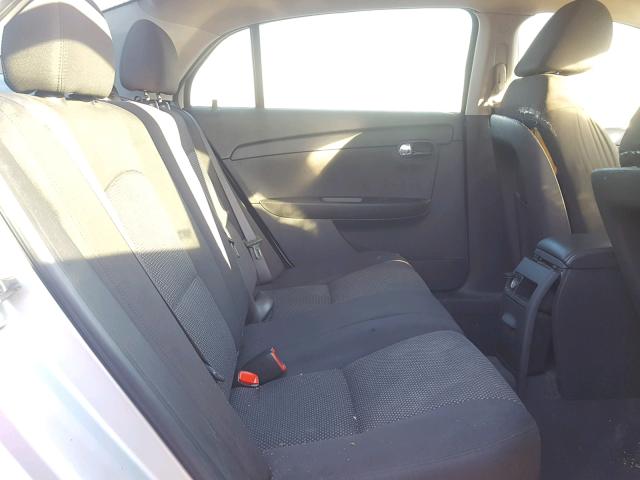 1G1ZC5EU6BF391428 - 2011 CHEVROLET MALIBU 1LT SILVER photo 6