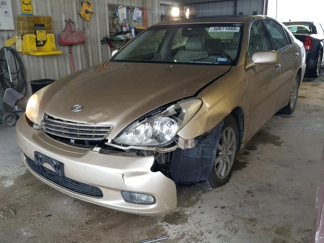 JTHBA30G140016166 - 2004 LEXUS ES 330 GOLD photo 2