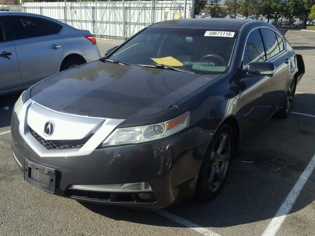 19UUA8F53AA014018 - 2010 ACURA TL CHARCOAL photo 2