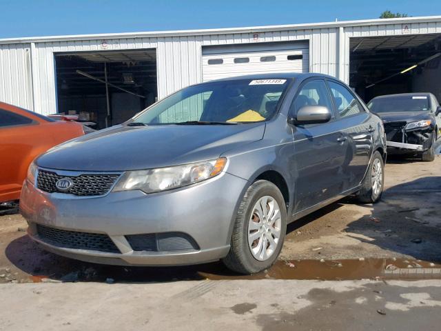 KNAFU4A26B5360401 - 2011 KIA FORTE EX GRAY photo 2