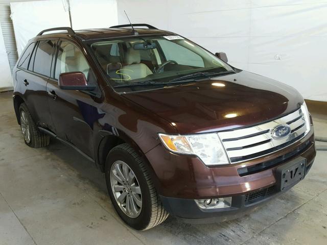 2FMDK3JC8ABB33588 - 2010 FORD EDGE SEL BURGUNDY photo 1