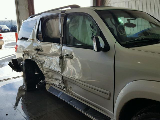 5TDBT48A46S259035 - 2006 TOYOTA SEQUOIA LI WHITE photo 9