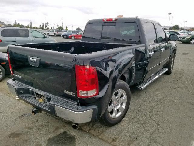 2GTEC13J481158557 - 2008 GMC SIERRA C15 BLACK photo 4