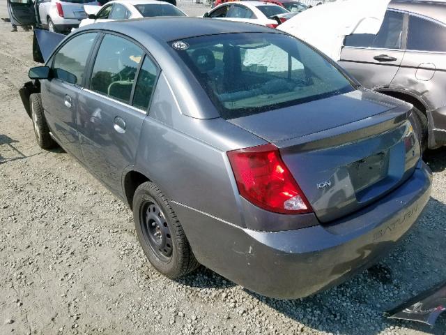 1G8AL55F76Z112699 - 2006 SATURN ION LEVEL CHARCOAL photo 3