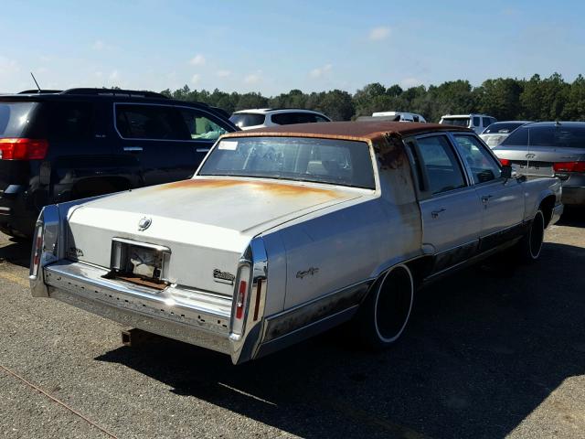 1G6DW54E8NR706237 - 1992 CADILLAC BROUGHAM SILVER photo 4