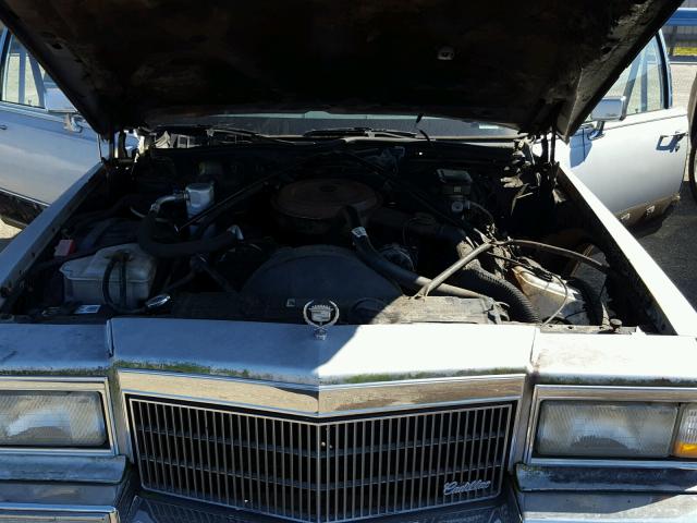 1G6DW54E8NR706237 - 1992 CADILLAC BROUGHAM SILVER photo 7