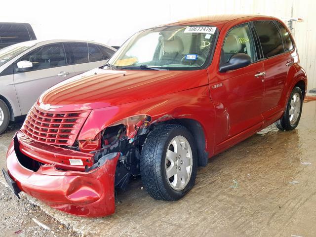 3C4FY58B84T309228 - 2004 CHRYSLER PT CRUISER RED photo 2