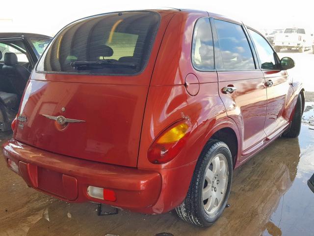 3C4FY58B84T309228 - 2004 CHRYSLER PT CRUISER RED photo 4