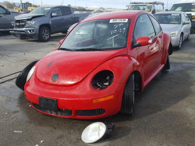 3VWPW31C09M517586 - 2009 VOLKSWAGEN NEW BEETLE წითელი ფოტო 2