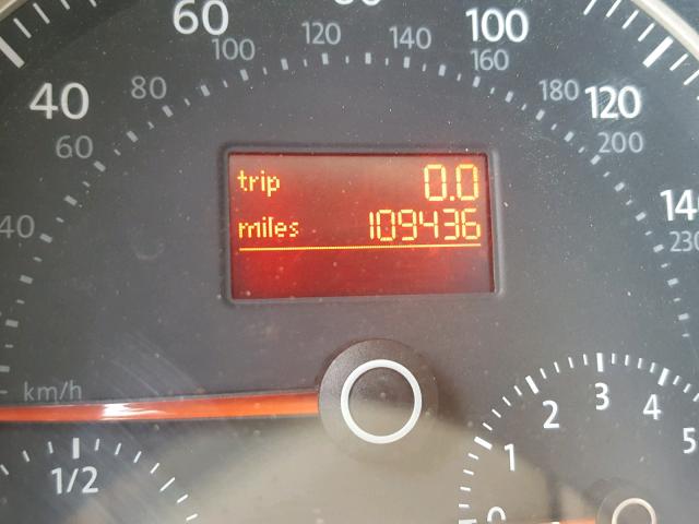 3VWPW31C09M517586 - 2009 VOLKSWAGEN NEW BEETLE წითელი ფოტო 8