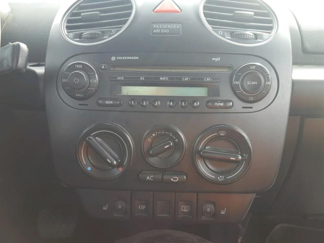 3VWPW31C09M517586 - 2009 VOLKSWAGEN NEW BEETLE წითელი ფოტო 9