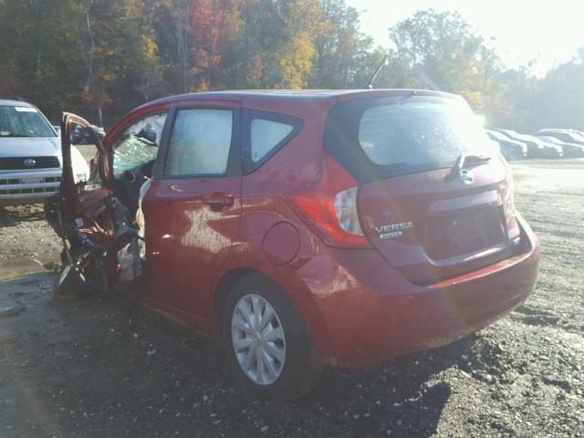 3N1CE2CP9FL425671 - 2015 NISSAN VERSA NOTE RED photo 3