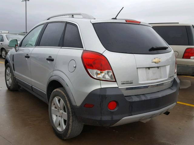 3GNAL2EK3CS644050 - 2012 CHEVROLET CAPTIVA SP SILVER photo 3