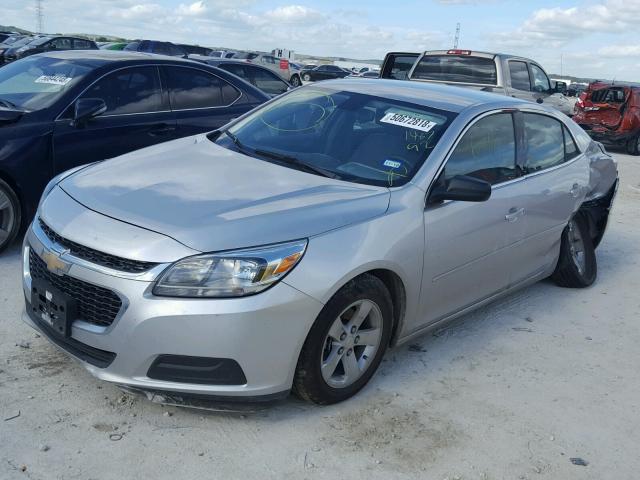1G11A5SL7FU148792 - 2015 CHEVROLET MALIBU LS ვერცხლისფერი ფოტო 2