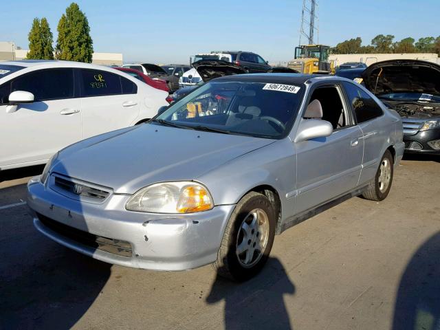 1HGEJ8244VL082355 - 1997 HONDA CIVIC EX SILVER photo 2