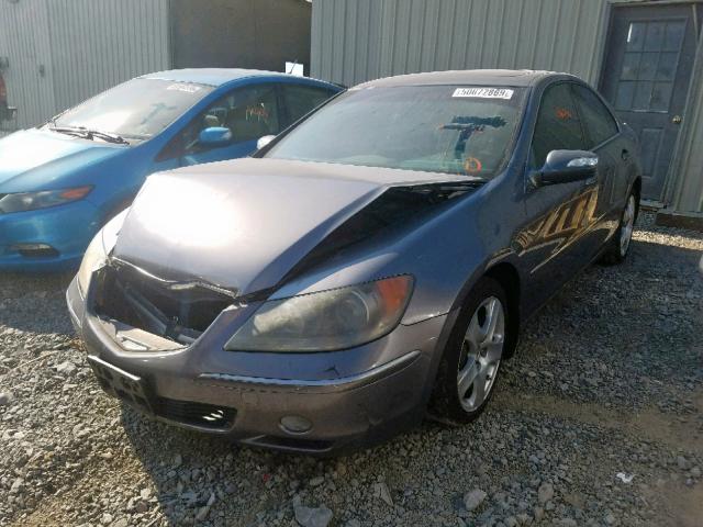 JH4KB16575C017796 - 2005 ACURA RL SILVER photo 2