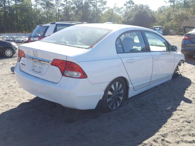 2HGFA1F95BH523369 - 2011 HONDA CIVIC EXL WHITE photo 4